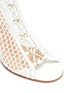 Detail View - Click To Enlarge - GIANVITO ROSSI - Helena' open toe lace-up mesh boots