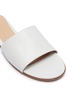 Detail View - Click To Enlarge - GIANVITO ROSSI - One band leather flat sandals