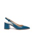 Main View - Click To Enlarge - GIANVITO ROSSI - Amee' leather slingback pumps
