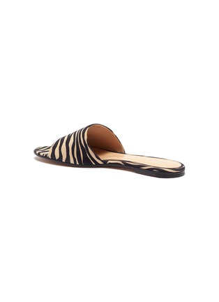  - GIANVITO ROSSI - Zebra print suede leather sandals