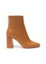 Main View - Click To Enlarge - GIANVITO ROSSI - Hyder' zip leather heeled ankle boots