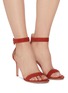 Figure View - Click To Enlarge - GIANVITO ROSSI - Portofino 85' ankle strap suede sandals