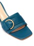 Detail View - Click To Enlarge - GIANVITO ROSSI - Harper' square toe buckle leather heeled sandals