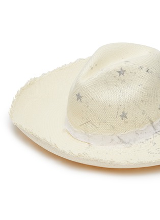 Detail View - Click To Enlarge - SENSI STUDIO - Constellations toquilla straw panama hat