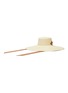 Figure View - Click To Enlarge - SENSI STUDIO - Cordovez extra long brim ribbon embellished toquilla straw hat
