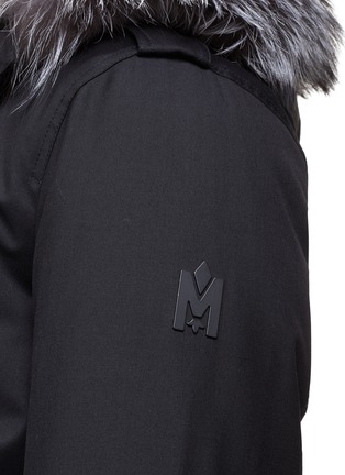  - MACKAGE - Moritz-X' Silver fox Fur Lined Hooded Long Parka