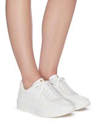 Figure View - Click To Enlarge - STUART WEITZMAN - Jaqi' low top chunky outsole leather sneakers