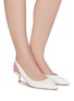 Figure View - Click To Enlarge - STUART WEITZMAN - Estella' slingback heeled sandals