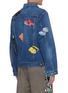 Back View - Click To Enlarge - DOUBLET - Sushi hand painted denim jacket