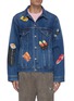 Main View - Click To Enlarge - DOUBLET - Sushi hand painted denim jacket