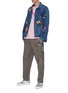 Figure View - Click To Enlarge - DOUBLET - Sushi hand painted denim jacket
