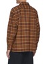 Back View - Click To Enlarge - DOUBLET - Puppet animal embroidered check shirt
