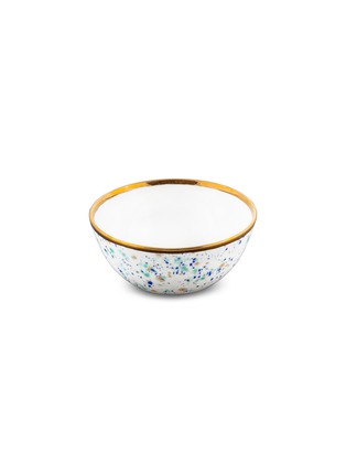 Main View - Click To Enlarge - CORALLA MAIURI - Blue Marble Porcelain Rice/Fruit Bowl