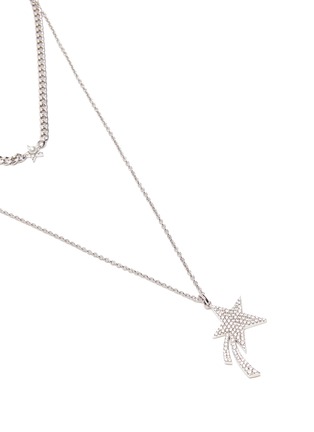 Detail View - Click To Enlarge - HEFANG - Twinkle' cubic zirconia layered necklace