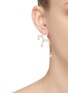 Figure View - Click To Enlarge - HEFANG - Starry night' cubic zirconia earrings