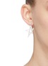 Figure View - Click To Enlarge - HEFANG - Asterism' cubic zirconia drop earrings