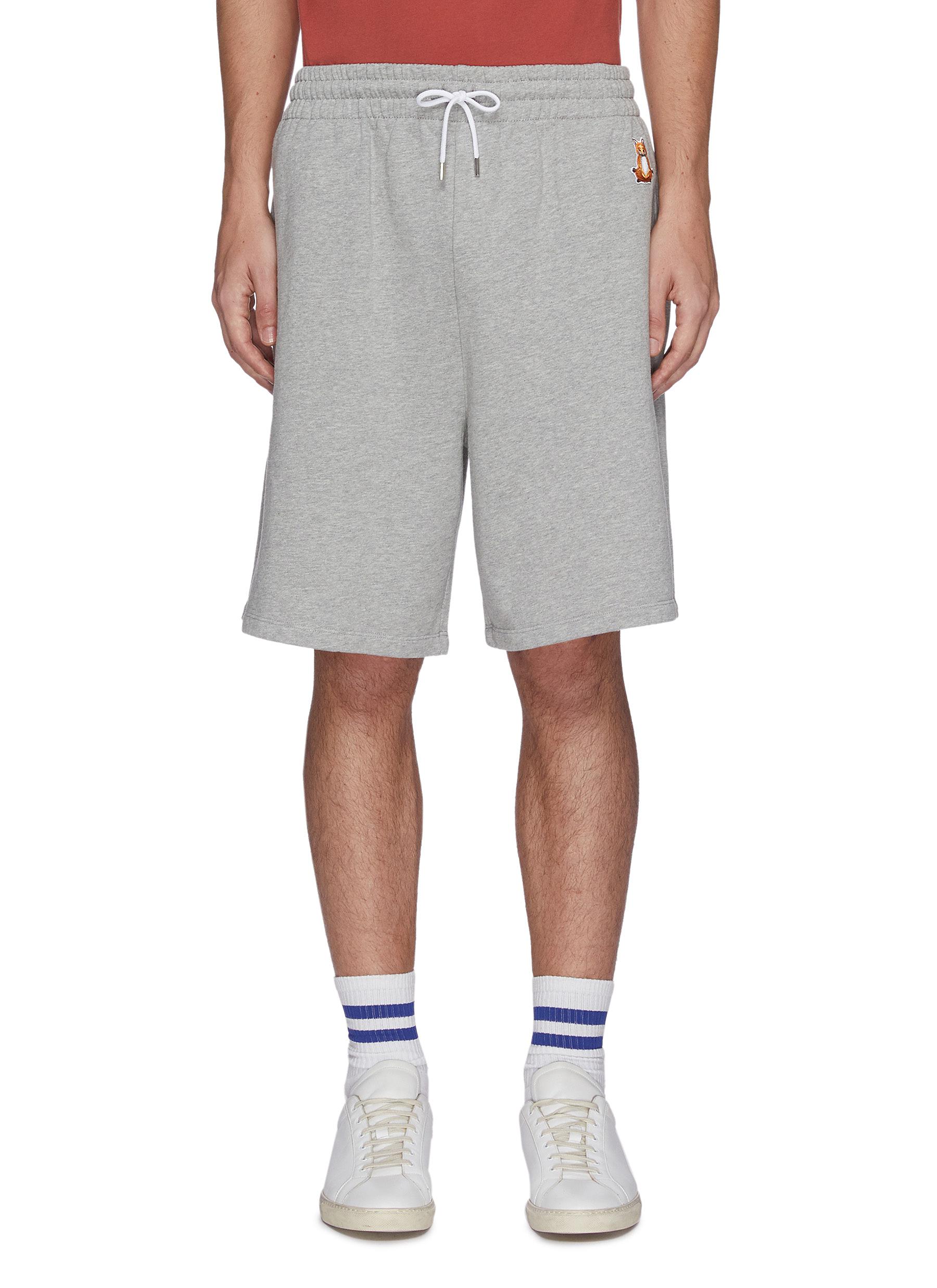 drawstring jogger shorts