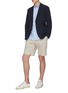 Figure View - Click To Enlarge - EQUIL - Drawstring linen shorts