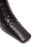 Detail View - Click To Enlarge - MANU ATELIER - 'Duck' lace up leather ankle boots