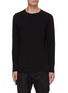 Main View - Click To Enlarge - THE VIRIDI-ANNE - Long sleeve crewneck cotton T-shirt