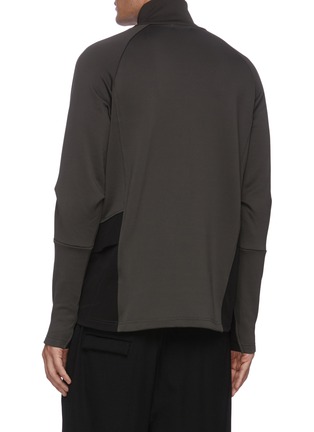 Back View - Click To Enlarge - THE VIRIDI-ANNE - Turtleneck raglan sleeve sweatshirt