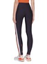 Back View - Click To Enlarge - THE UPSIDE - 'Clementine' contrast stripe panel yoga pants