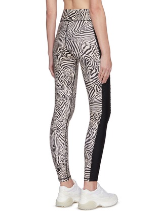 Back View - Click To Enlarge - THE UPSIDE - Zebra print yoga pants