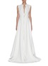 Main View - Click To Enlarge - MATICEVSKI - Poignant' pintuck waist sleeveless gown