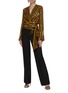 Figure View - Click To Enlarge - GALVAN LONDON - Pride' sequin knotted top
