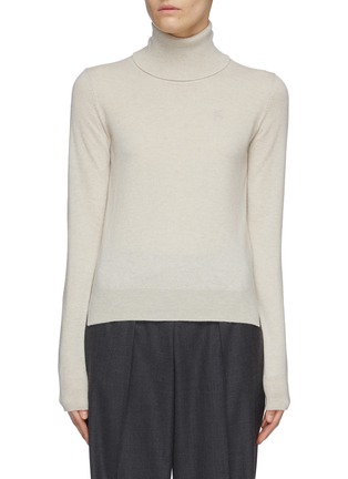 Main View - Click To Enlarge - MAISON MARGIELA - Elbow patch turtleneck sweater