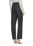 Back View - Click To Enlarge - MAISON MARGIELA - Crop flannel pants