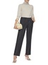 Figure View - Click To Enlarge - MAISON MARGIELA - Crop flannel pants