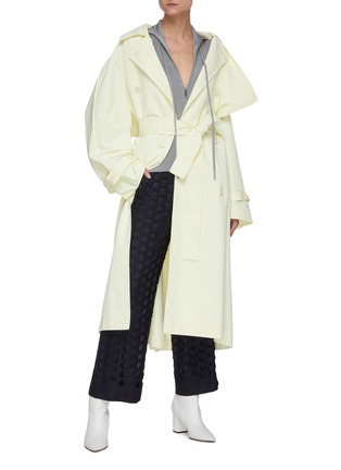 Figure View - Click To Enlarge - MAISON MARGIELA - Side zip punctured pants