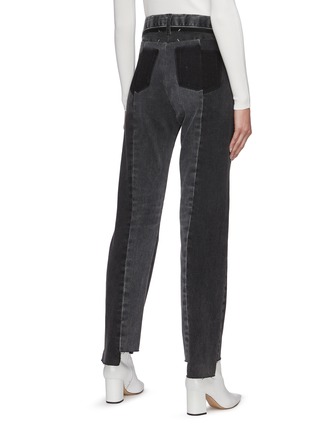Back View - Click To Enlarge - MAISON MARGIELA - Deconstructed panel jeans