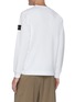 Back View - Click To Enlarge - STONE ISLAND - Logo patch long sleeve cotton top