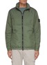 Main View - Click To Enlarge - STONE ISLAND - Logo Patch Sleeve Hooded Jacket