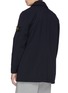 Back View - Click To Enlarge - STONE ISLAND - 'David-TC' logo patch collar jacket