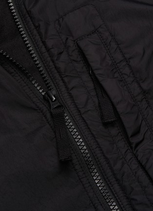  - STONE ISLAND - Crinkled logo patch jacket