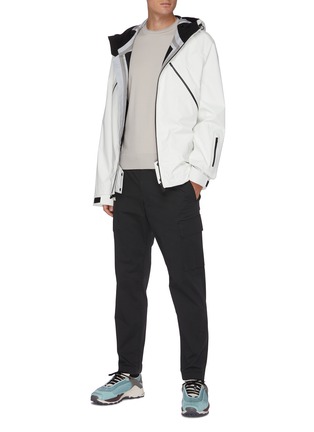 Figure View - Click To Enlarge - STONE ISLAND - Logo Patch Arm Raise Seam Sweater