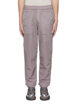 Main View - Click To Enlarge - STONE ISLAND - 'Poly-Colour Frame' iridescent cuffed pants
