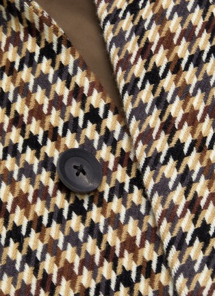  - KOLOR - Houndstooth pattern notch lapel wool coat
