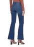 Back View - Click To Enlarge - FRAME - 'Le Pixie High Flare' high slit jeans