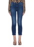 Main View - Click To Enlarge - FRAME - 'Le Pixie Sylvie' distressed cuff jeans