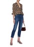 Figure View - Click To Enlarge - FRAME - 'Le Pixie Sylvie' distressed cuff jeans