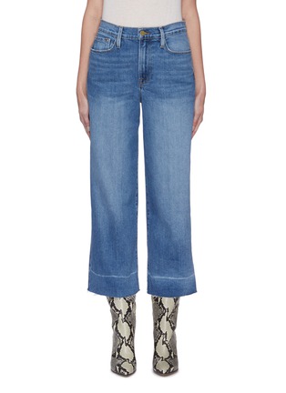 Main View - Click To Enlarge - FRAME - 'Le Pixie Crop Mini Boot' release hem jeans
