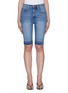 Main View - Click To Enlarge - FRAME - 'Le Vintage' release hem raw edge Bermuda shorts