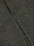 Detail View - Click To Enlarge - MAISON MARGIELA - Contrast stitch check plaid boxPleat Midi Skirt