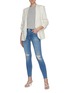 Figure View - Click To Enlarge - FRAME - 'Le High Skinny' raw edge distress jeans