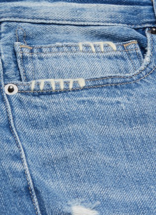  - FRAME - Le Pixie Beau contrast topstitch boyfriend jeans