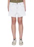 Main View - Click To Enlarge - FRAME - Le Ultra baggy fray hem denim shorts